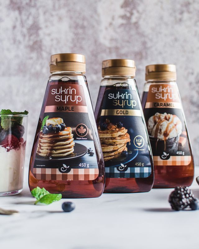 SukrinSirup Caramel, 450 g