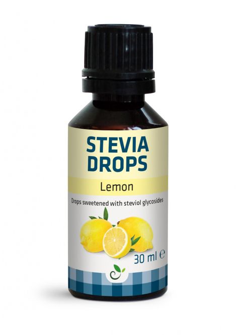 Hovedbilde Stevia drops Lemon, 30 ml