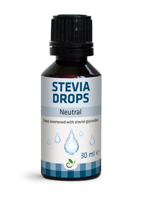 Hovedbilde Stevia drops Neutral, 30 ml