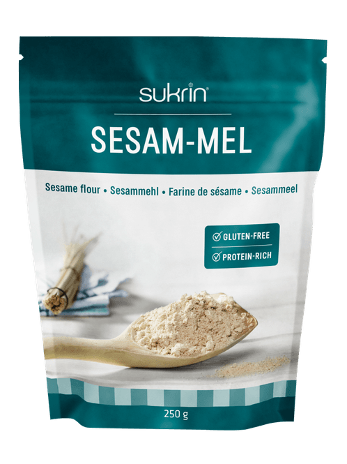 Hovedbilde Sesam-mel, fettredusert 250 g
